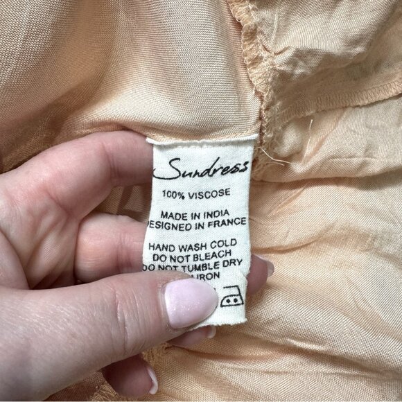 "Sundress" Cannelle Dress in Nude Peach size M/L - Picture 8 of 8